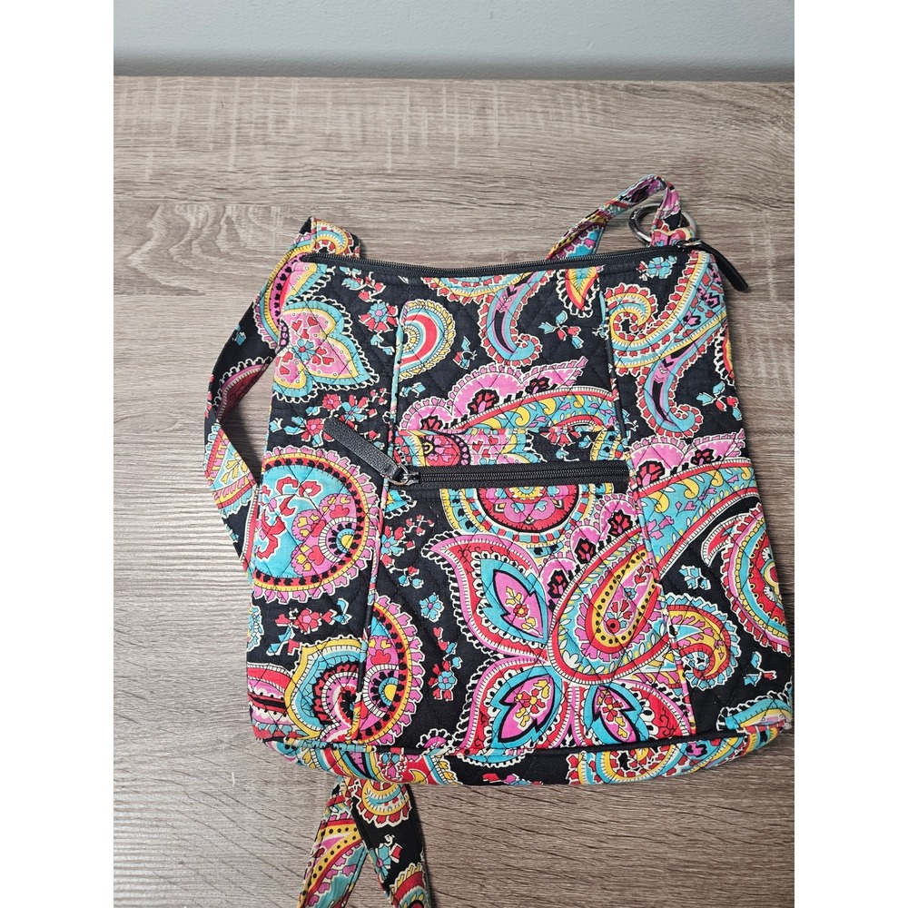 Vera Bradley‎ Paisley in Paradise Quilted Cotton Hipster Crossbody Bag 15820-340